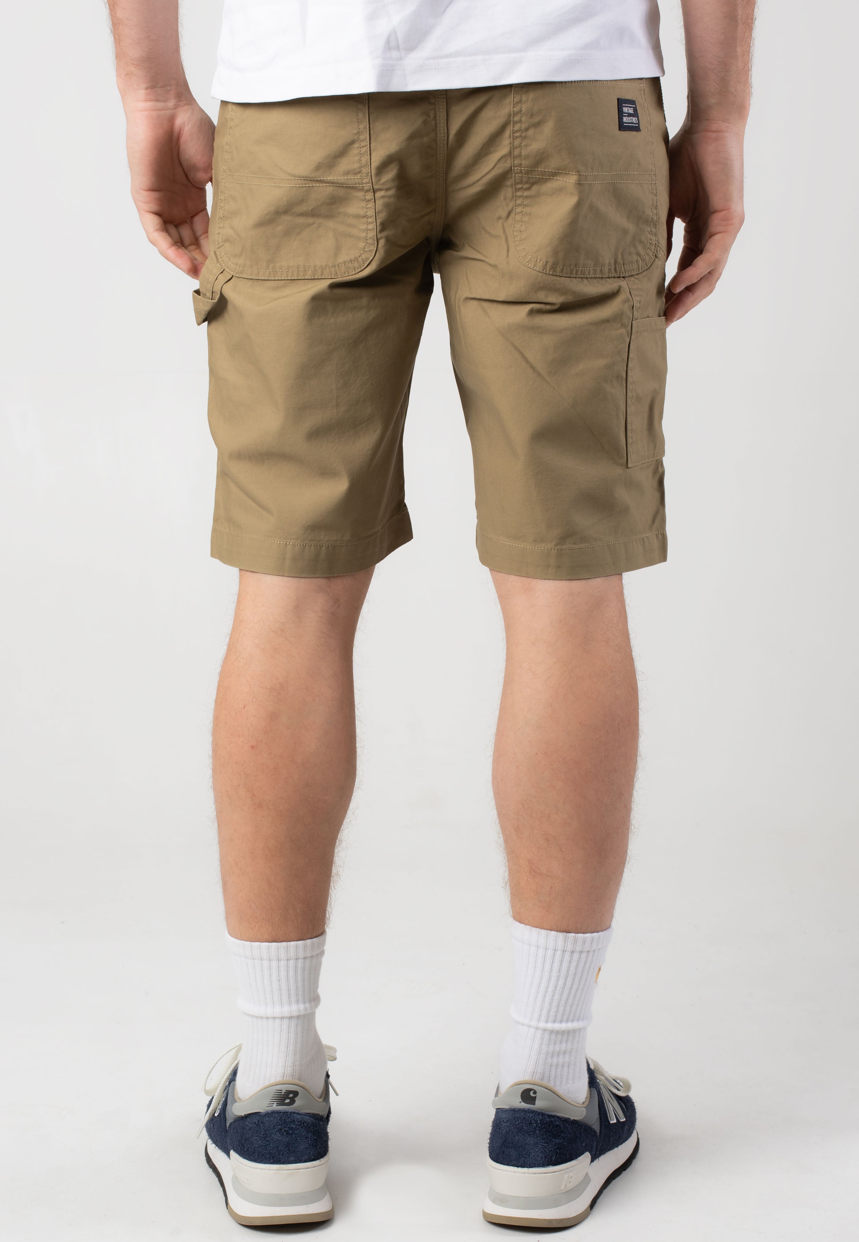 vintage-industries-alcott-sand-short-cargo-beige-coton image 3