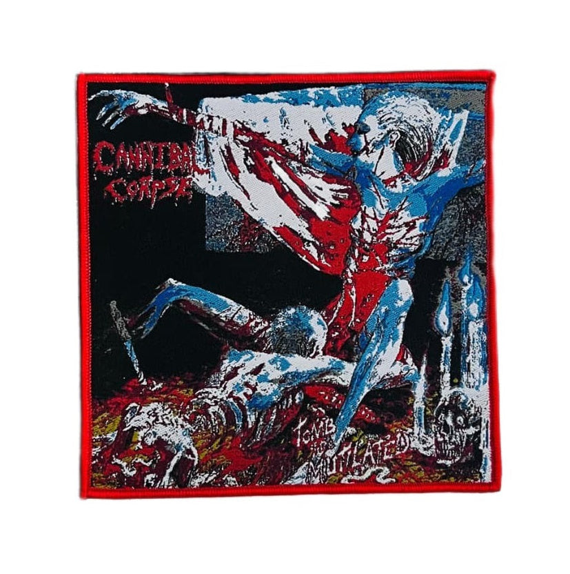 cannibal-corpse-tomb-of-the-mutilated-cusson-patch-tiss-bordure-noire image 4