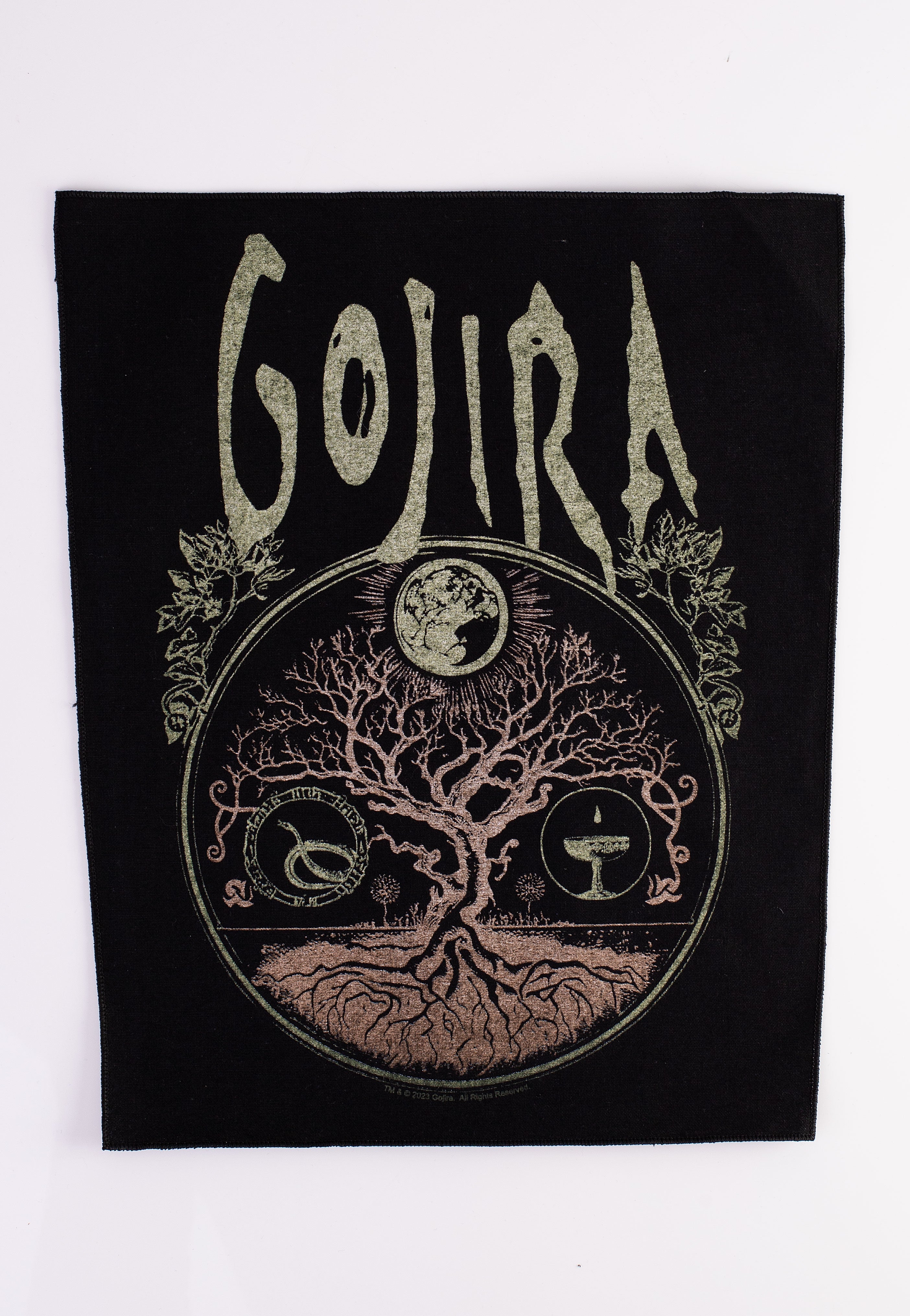 gojira-tree-of-life-backpatch-noir-death-metal image 1