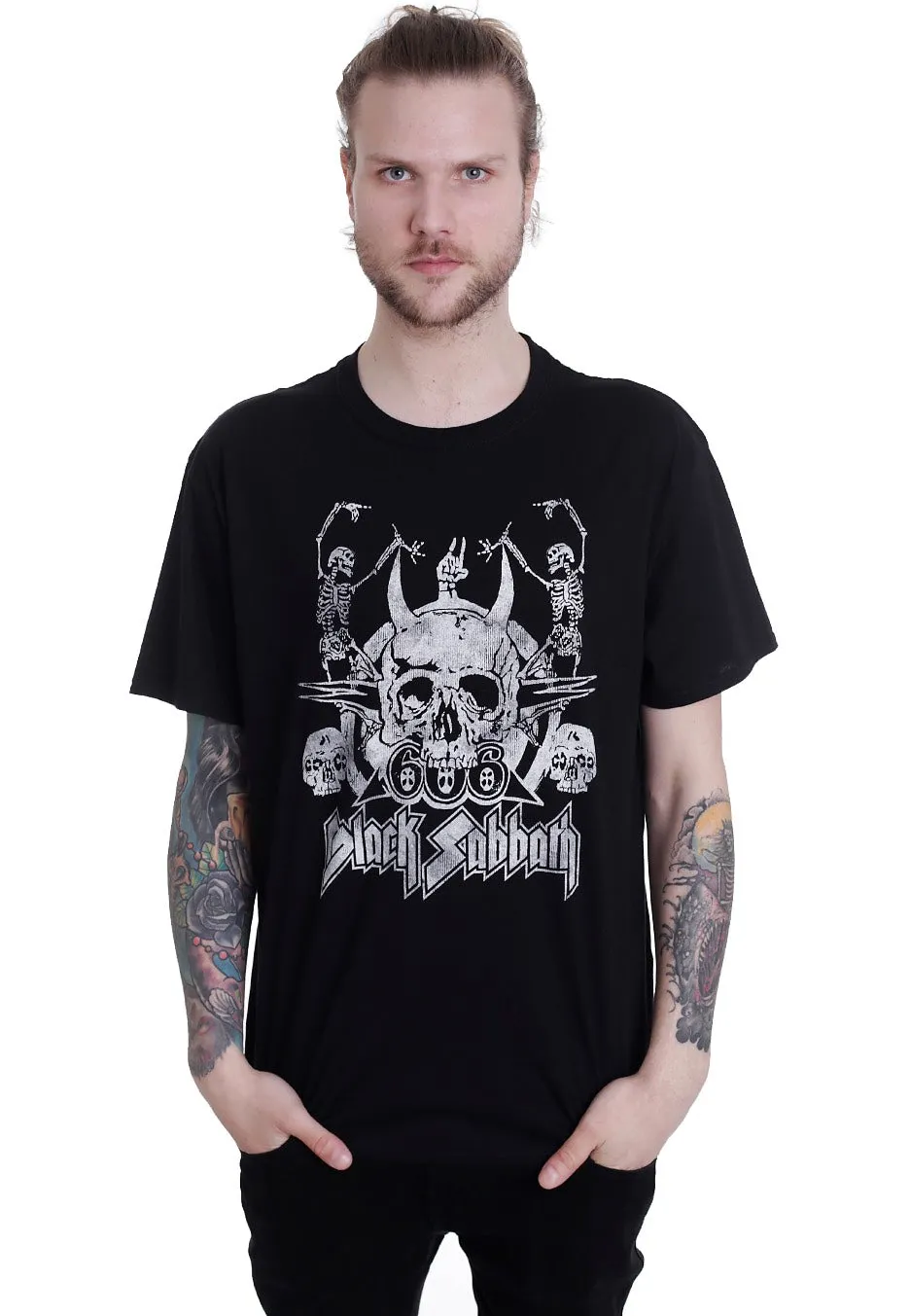 black-sabbath-dancing-t-shirt-noir-homme-manche-courte image 1
