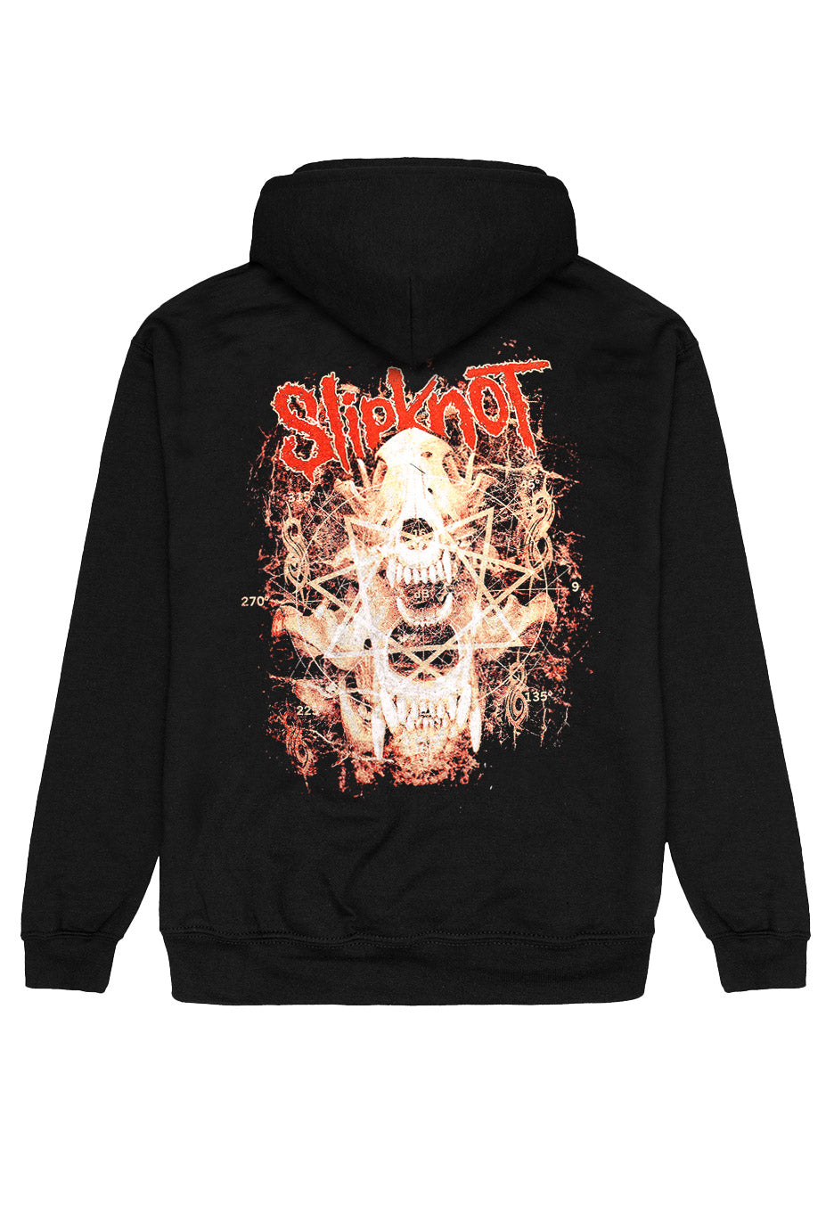 slipknot-skull-teeth-sweat-zipp-noir-homme image 2