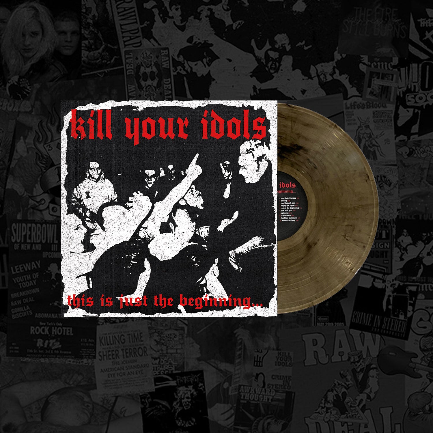 blackout-kill-your-idols-beginning-vinyle-lp-marbr-rouge image 4