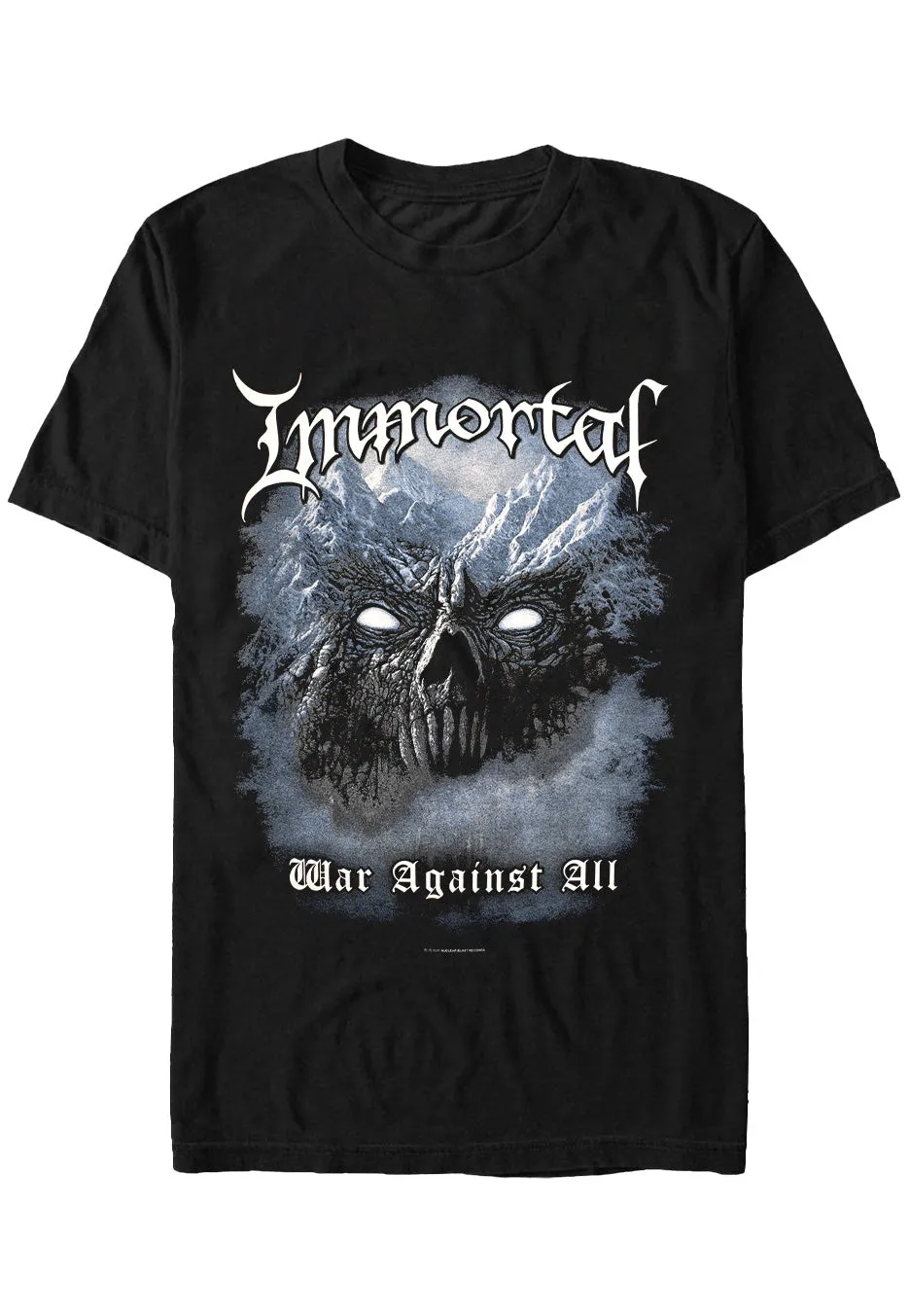 immortal-war-against-all-t-shirt-noir-m-black-metal image 1