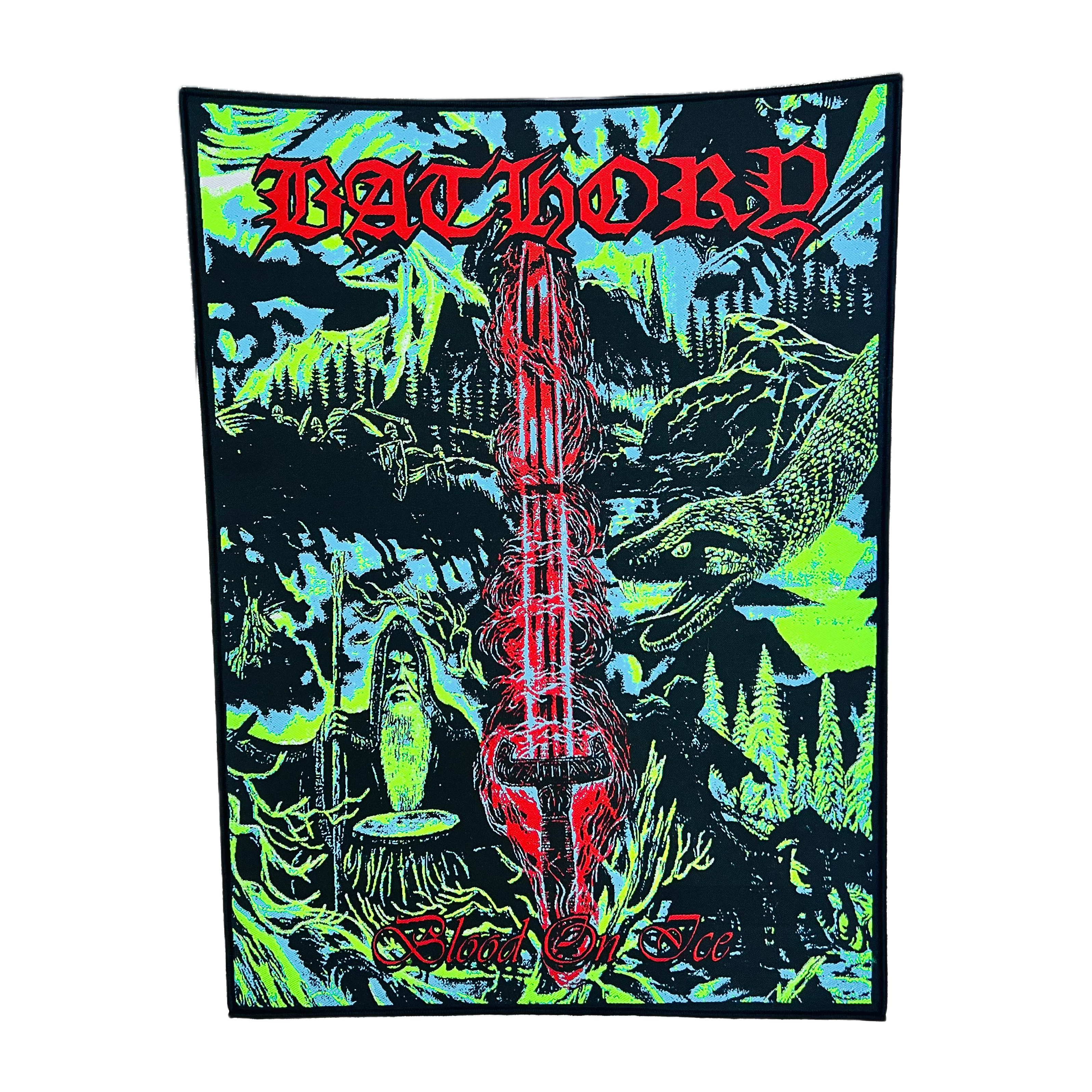 bathory-blood-on-ice-backpatch-tiss-bordure-noire image 2