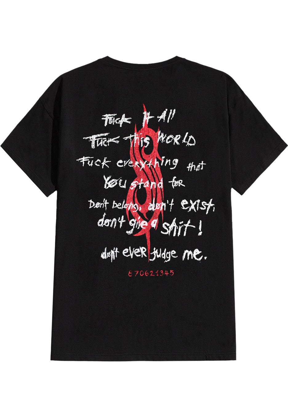 slipknot-fuck-it-all-t-shirt-noir-homme image 2