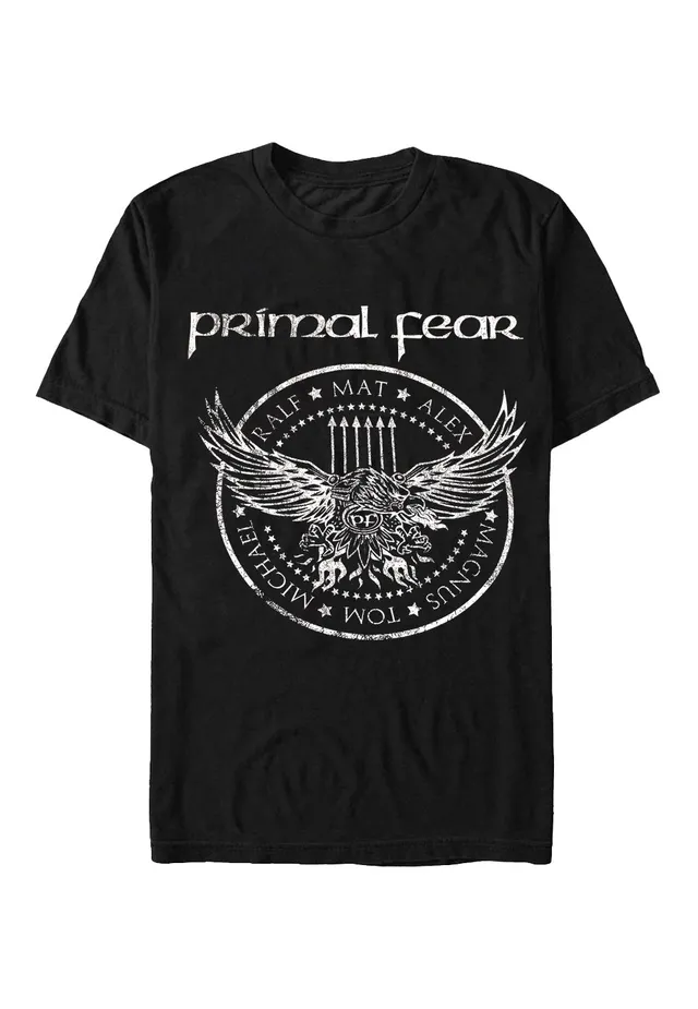 primal-fear-black-white-eagle-t-shirt-noir-metal image 1