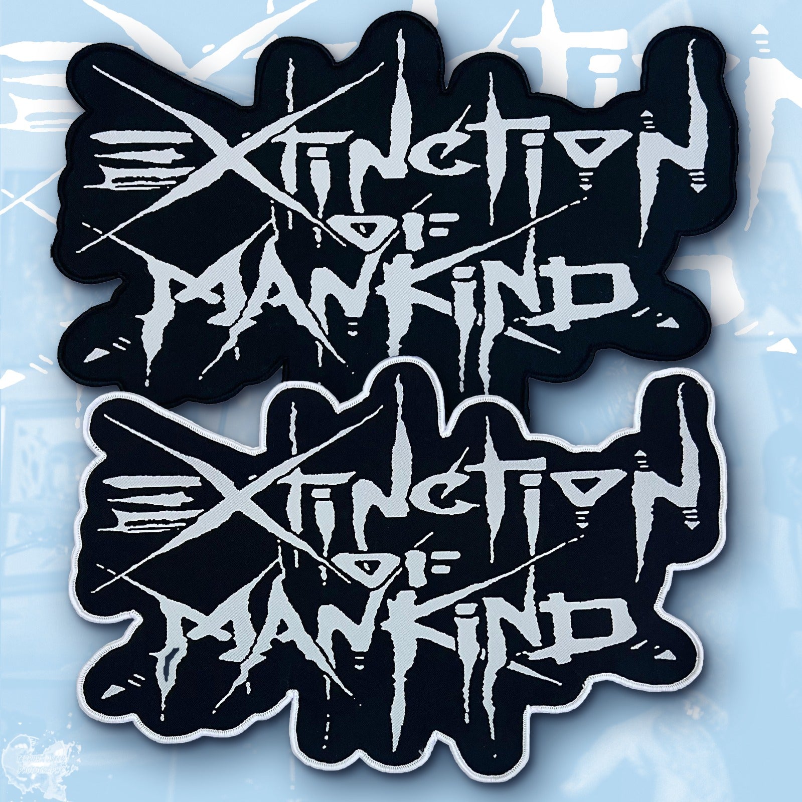 extinction-of-mankind-logo-patch-tiss-oversize-noir-30-cm image 1