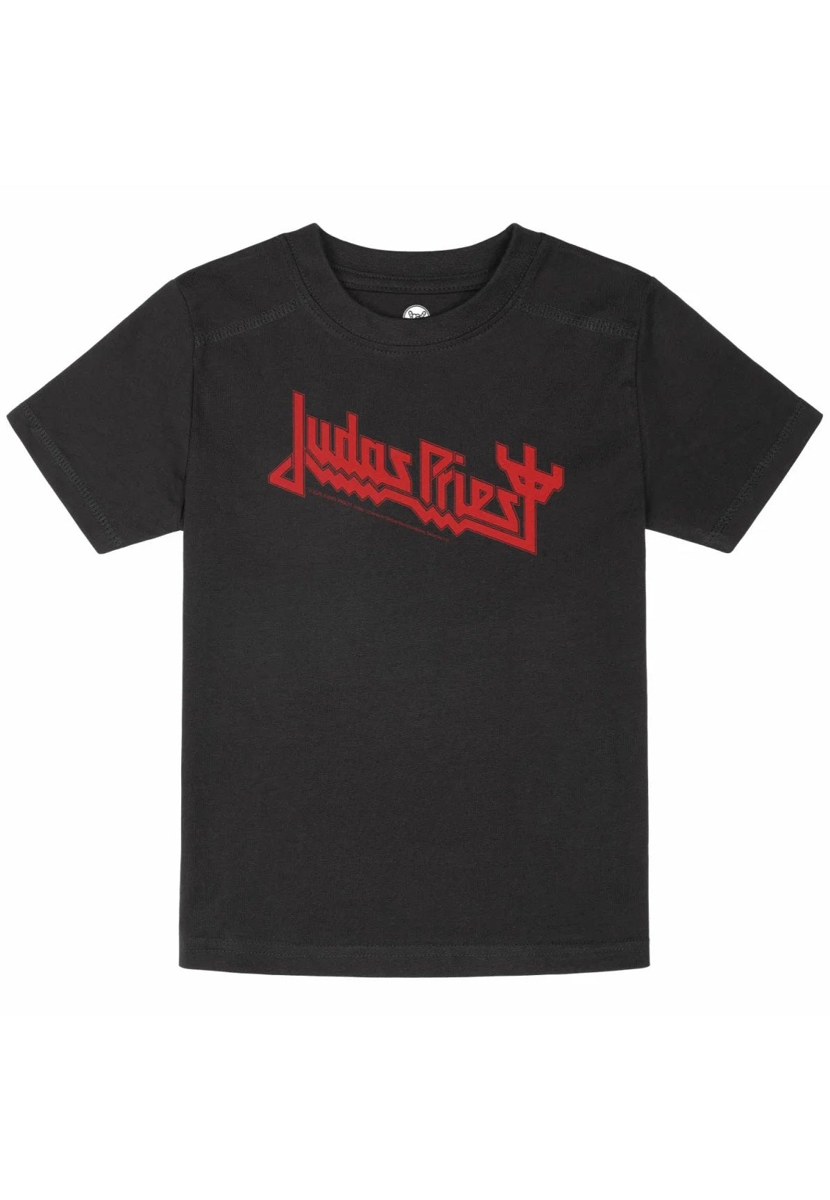 judas-priest-red-logo-t-shirt-enfant-noir-coton image 1
