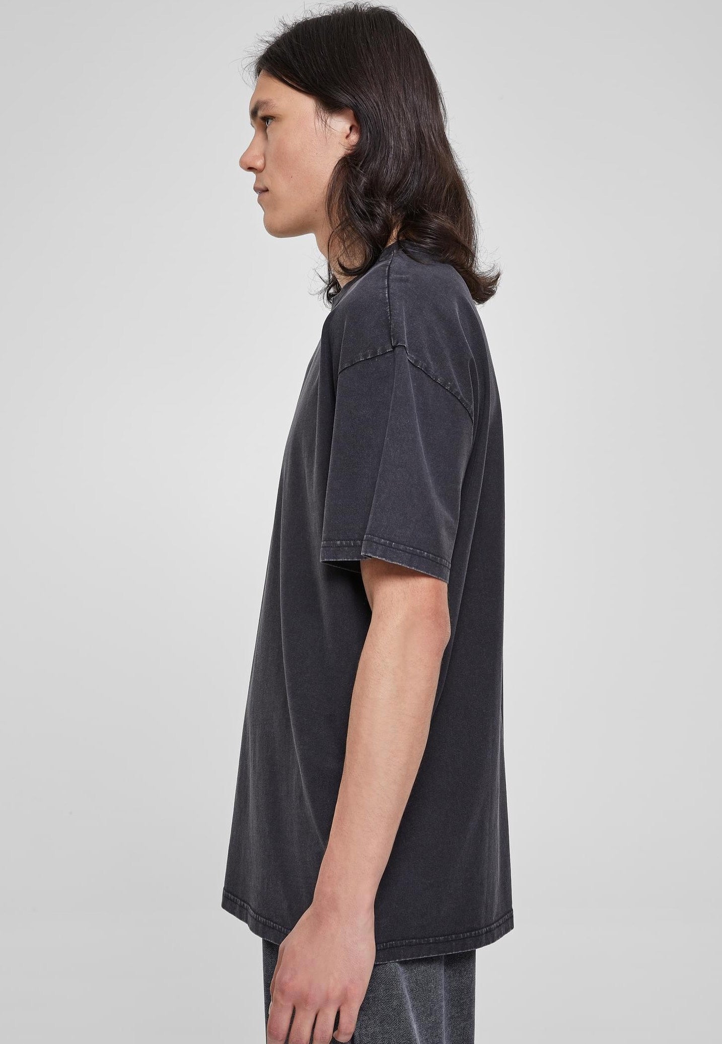 urban-classics-heavy-oversized-acid-wash-t-shirt-noir image 3