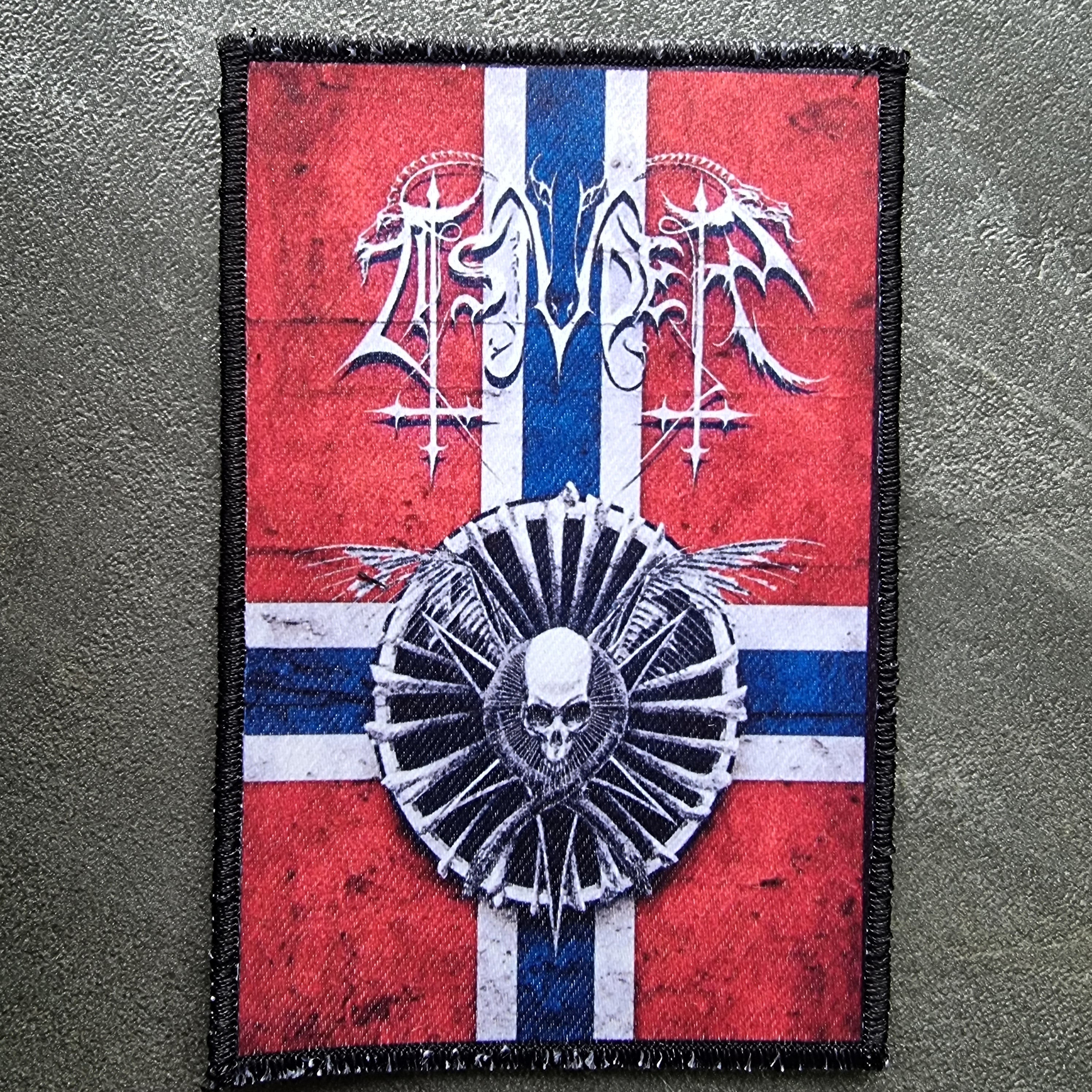 tsjuder-antiliv-flag-patch-petit-cusson-coudre image 1