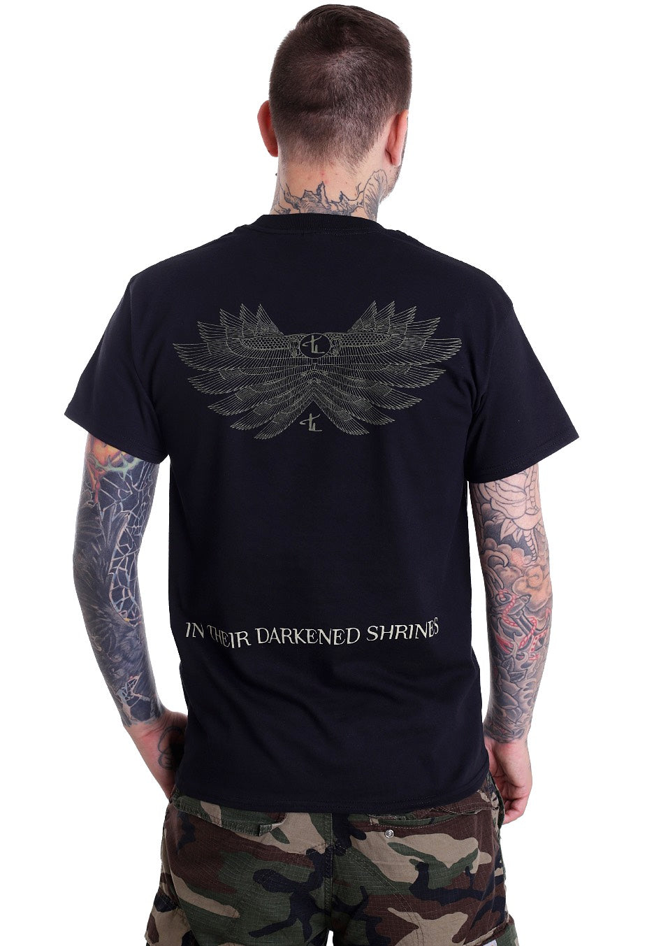 nile-darkened-shrines-t-shirt-noir-death-metal-taille-s image 2
