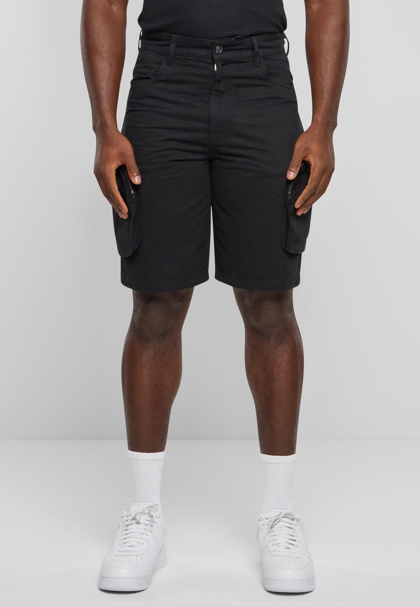 urban-classics-baggy-cargo-short-bermuda-noir-w32 image 1