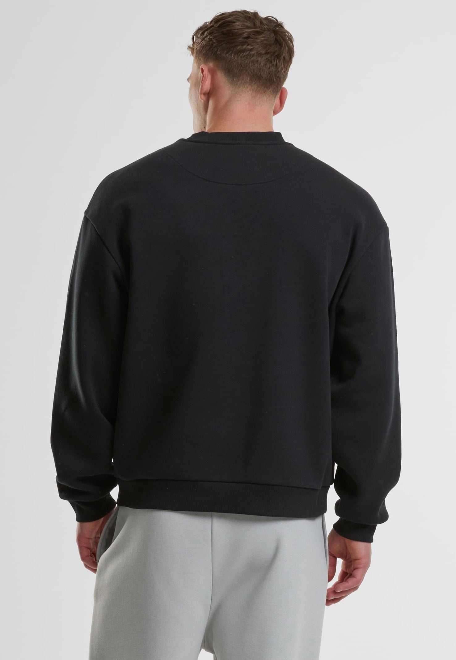 urban-classics-fluffy-black-sweater-noir-m-streetwear image 4
