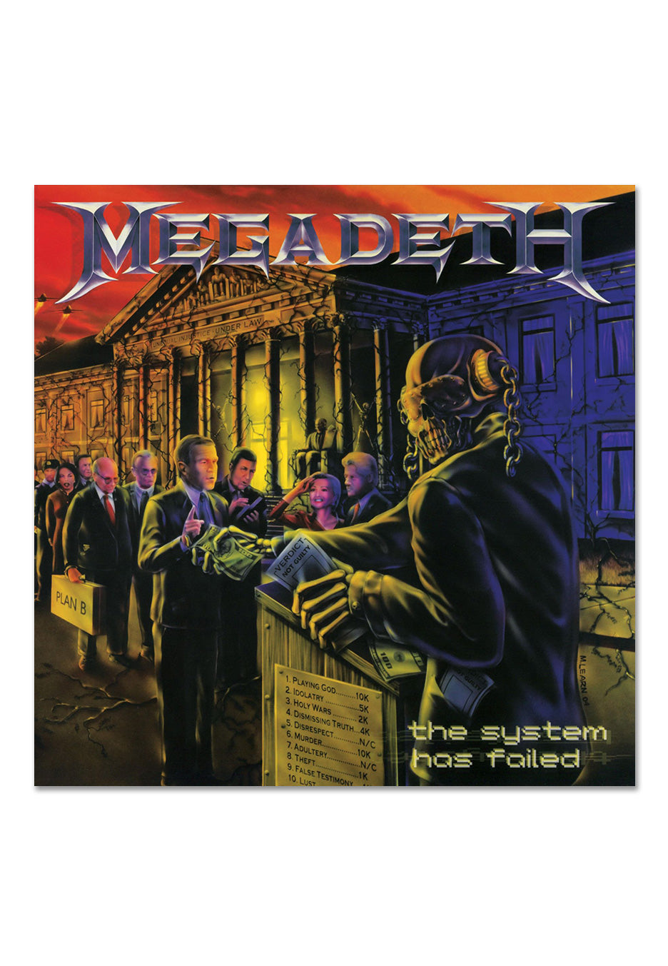 megadeth-the-system-has-failed-vinyle-lp-thrash-metal image 2