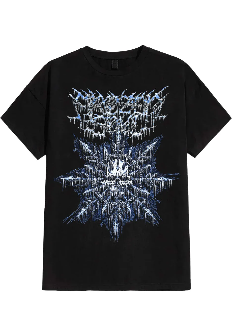 frozen-soul-skull-flake-t-shirt-noir-homme-death-metal image 1