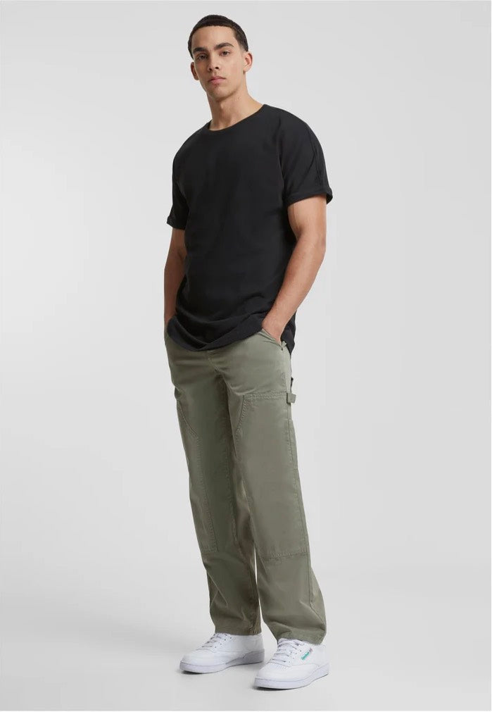 urban-classics-twill-double-knee-pantalon-vert image 2