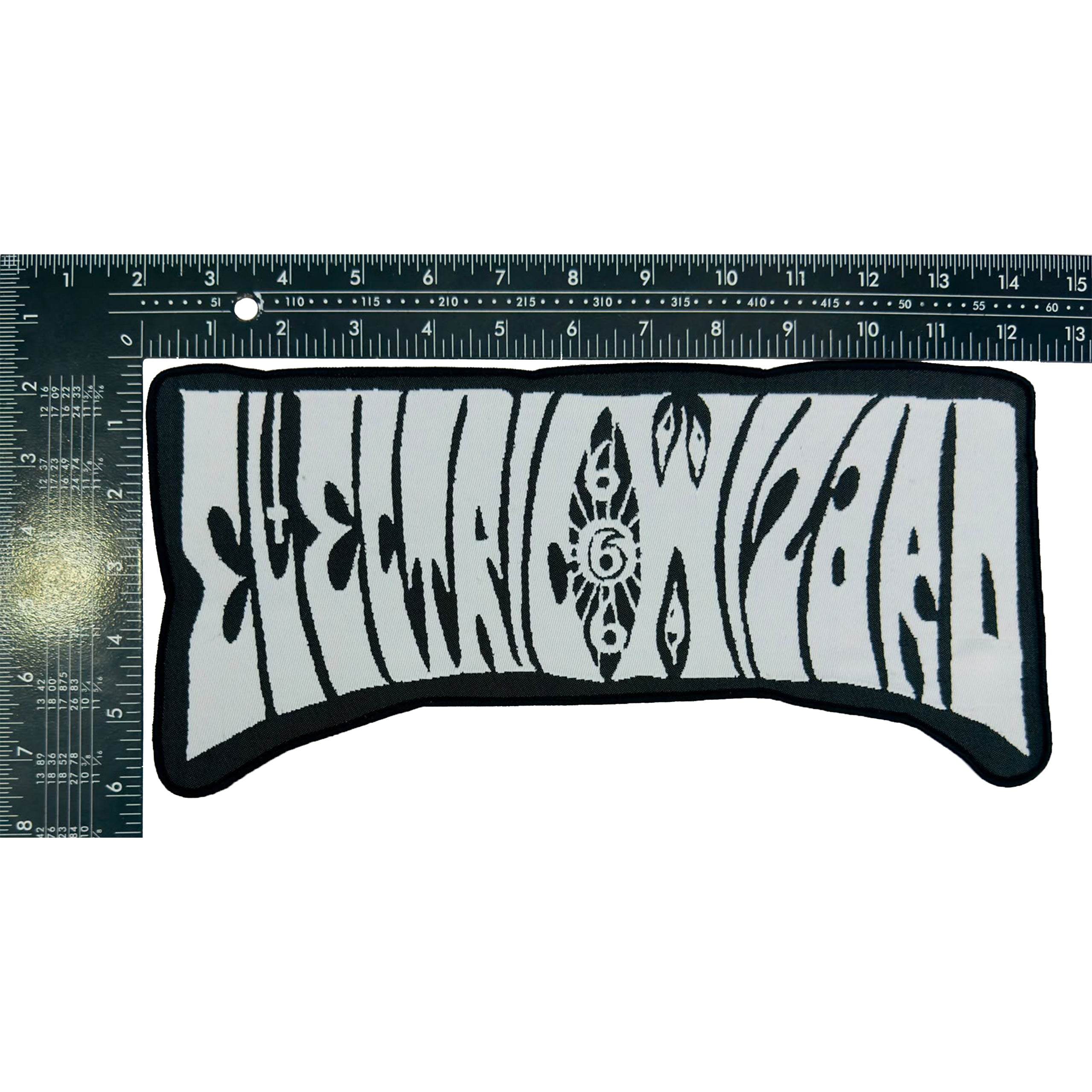 electric-wizard-logo-patch-tiss-oversize-bordure-noire image 3