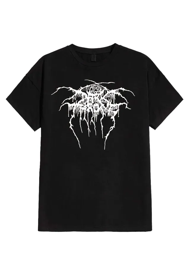 darkthrone-logo-t-shirt-metal-noir-homme-s image 1