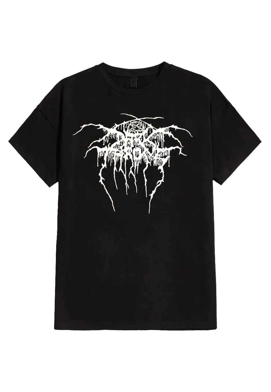 darkthrone-logo-t-shirt-metal-noir-homme-s image 1