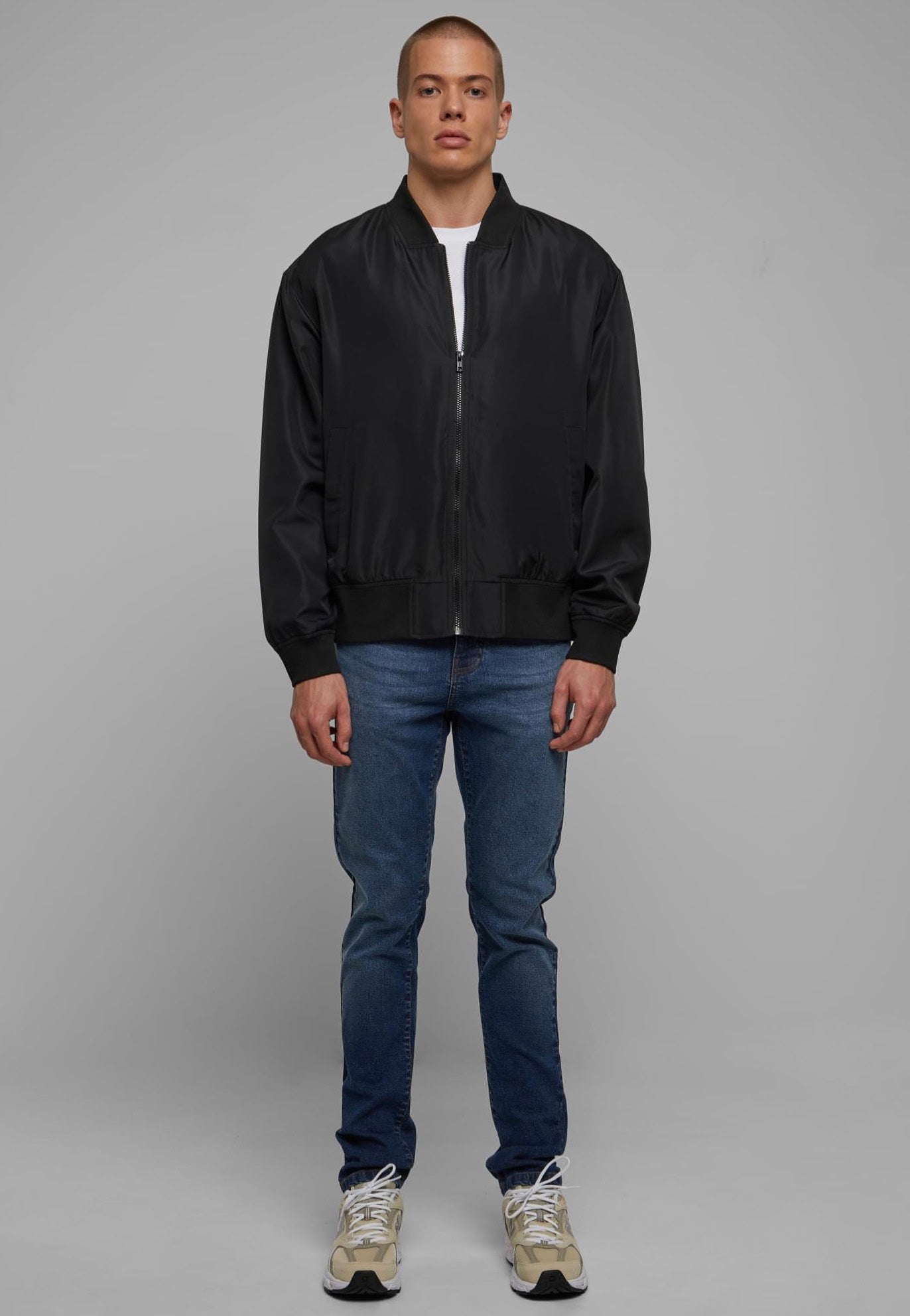 urban-classics-recycled-bomber-veste-noir-homme-taille-m-recycl image 5