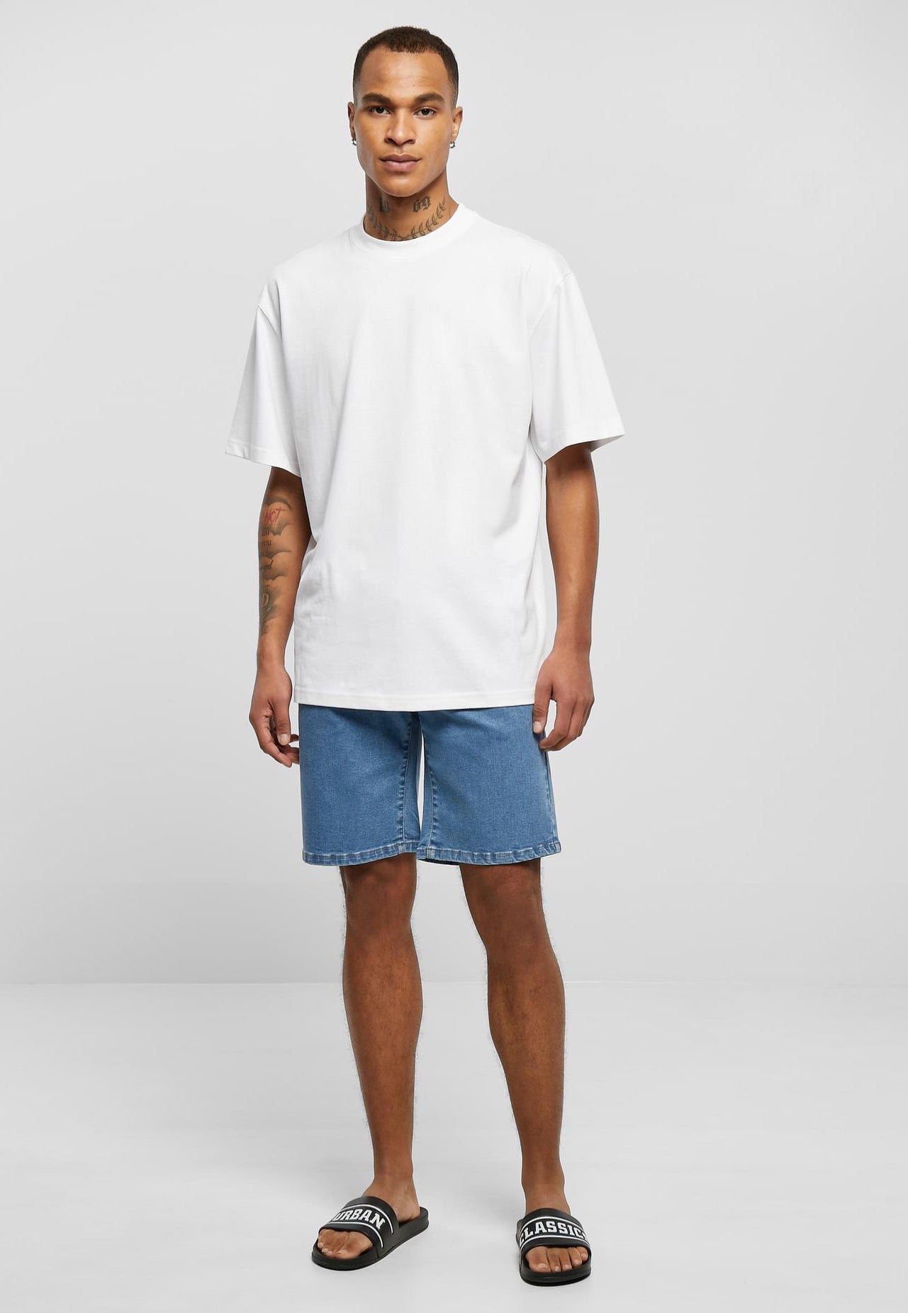 urban-classics-relaxed-fit-short-jean-bleu-washed image 2