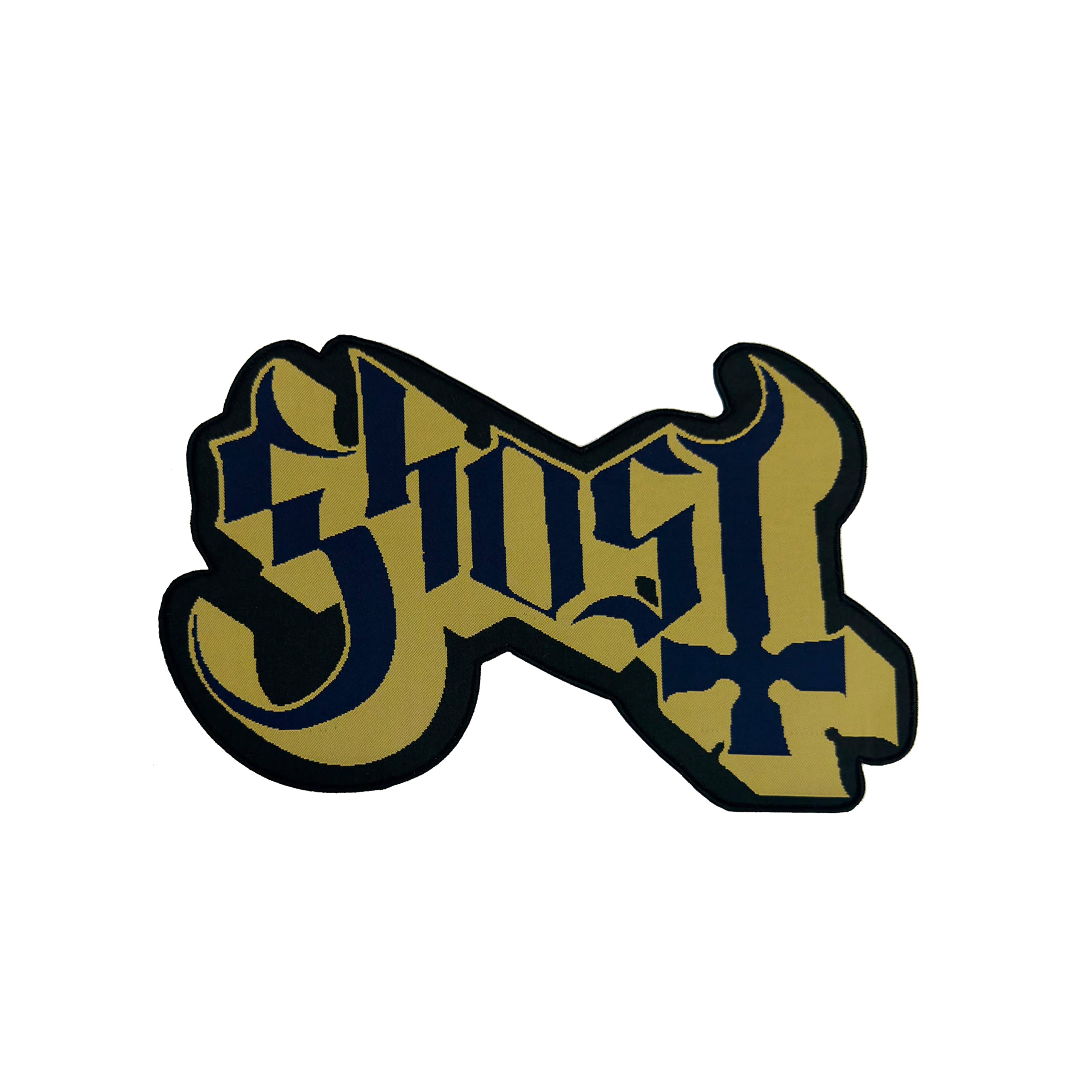 783punx-ghost-logo-cusson-tiss-oversize-bord-noir-30-cm image 2