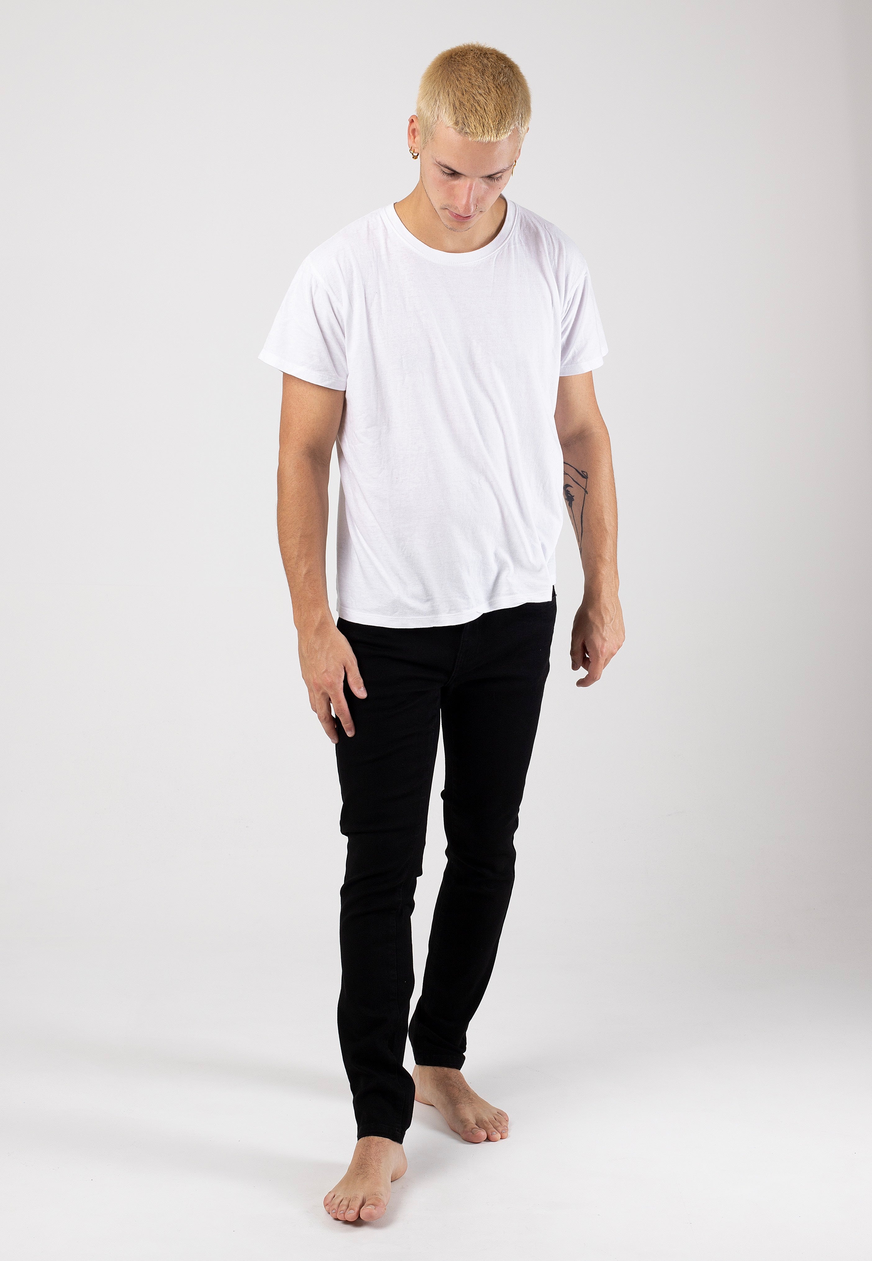 only-sons-warp-skinny-jean-noir-denim-homme image 3