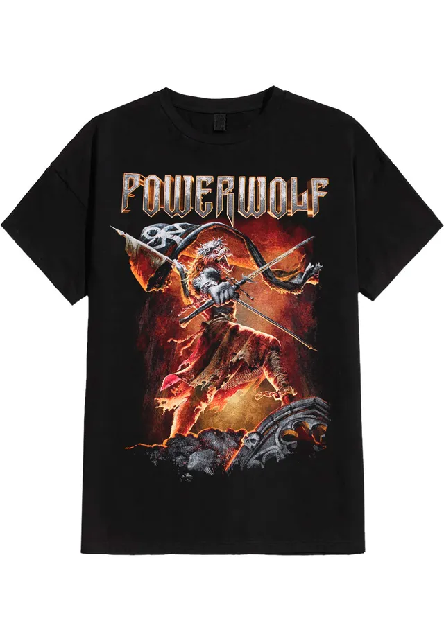 powerwolf-wild-for-life-t-shirt-metal-noir-homme image 1