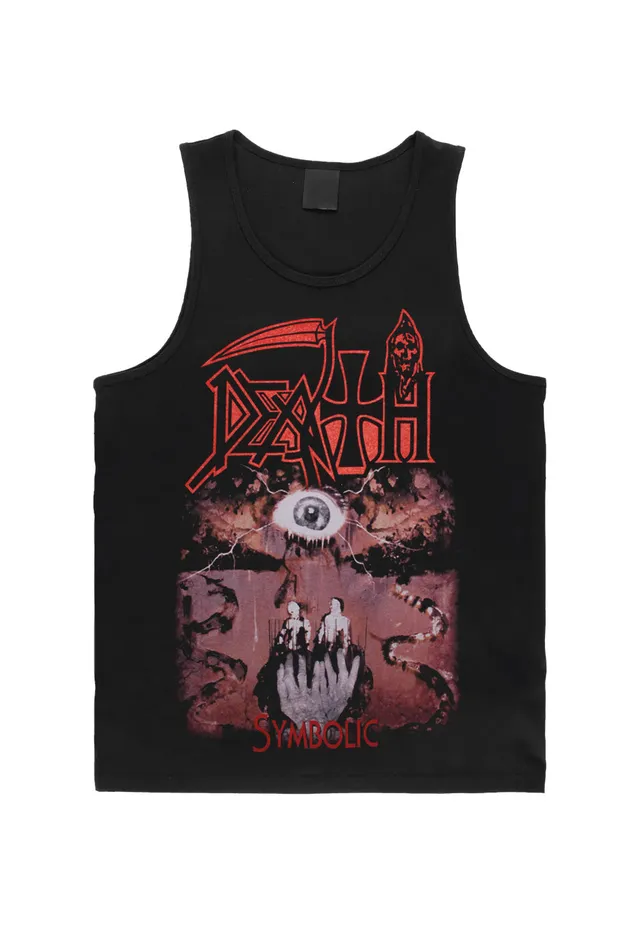 death-symbolic-d-bardeur-tank-noir-sans-manches image 1