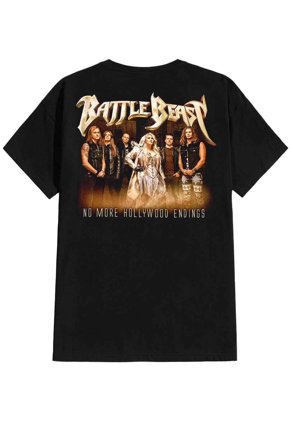 battle-beast-hollywood-endings-t-shirt-homme-noir-m image 2