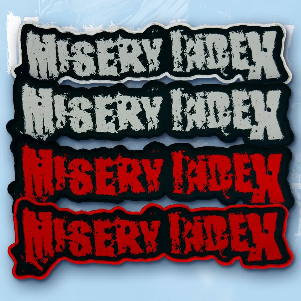 misery-index-logo-patch-tiss-oversized-blanc-bord-noir image 1