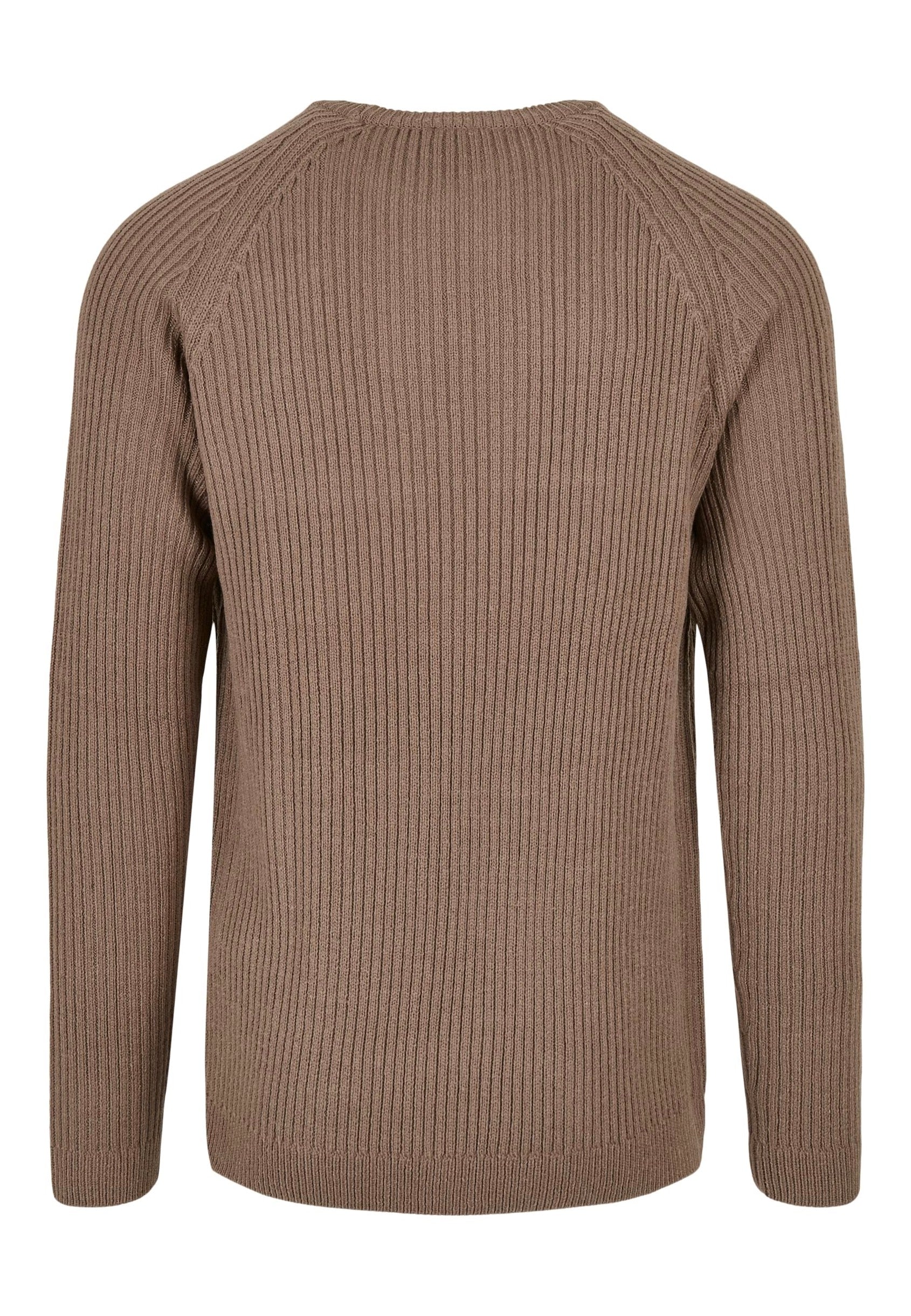 urban-classics-ribbed-raglan-dark-khaki-pull-vert-homme image 8