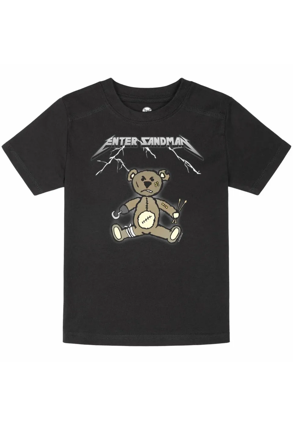 metal-kids-enter-sandman-t-shirt-enfant-noir-durable image 1