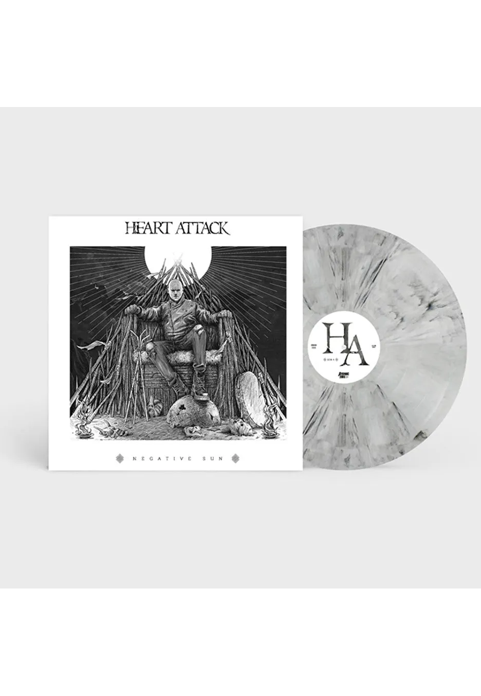 heart-attack-negative-sun-vinyle-marbr-thrash-metal image 1