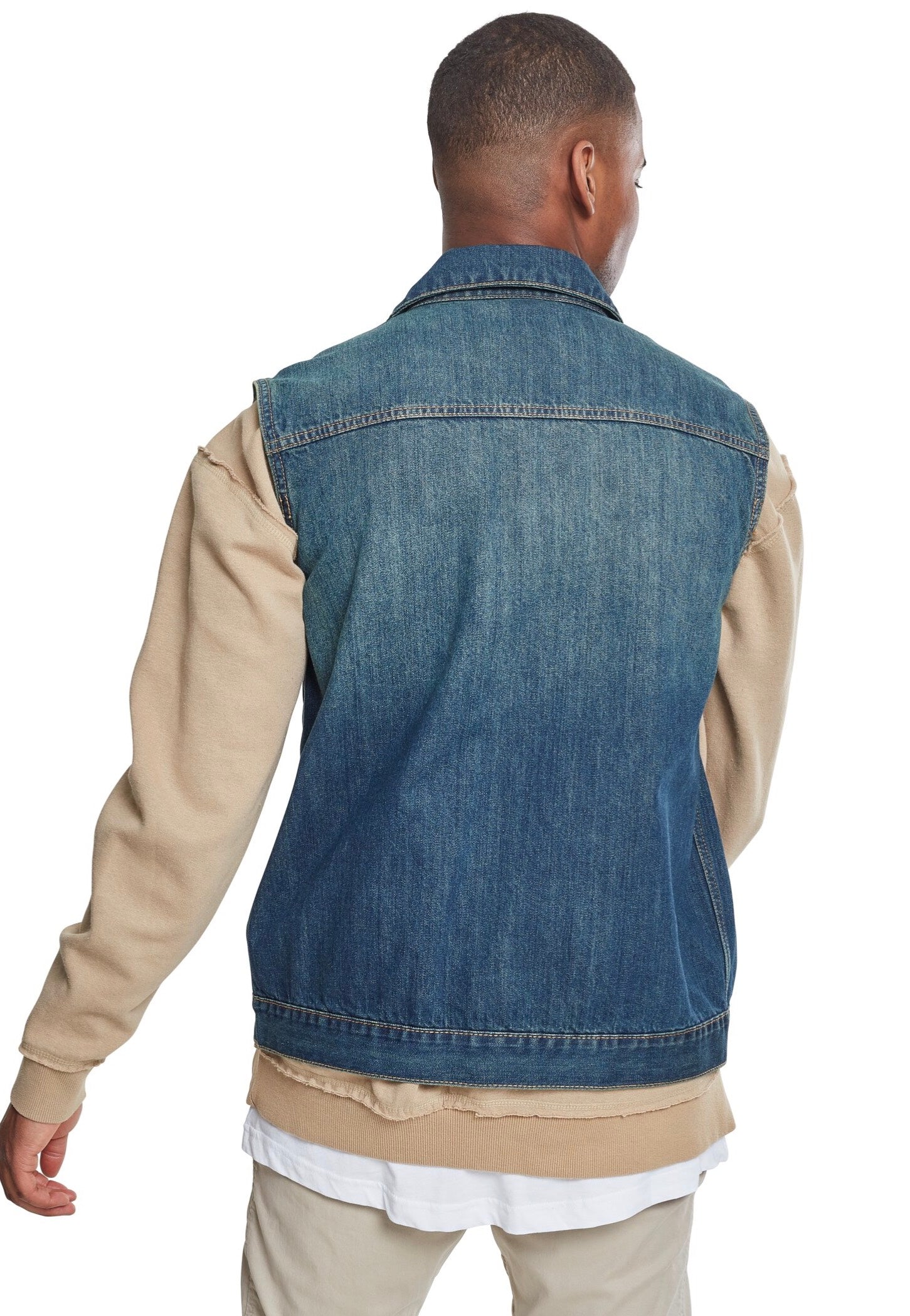 urban-classics-denim-lightblue-gilet-jean-bleu-clair image 6
