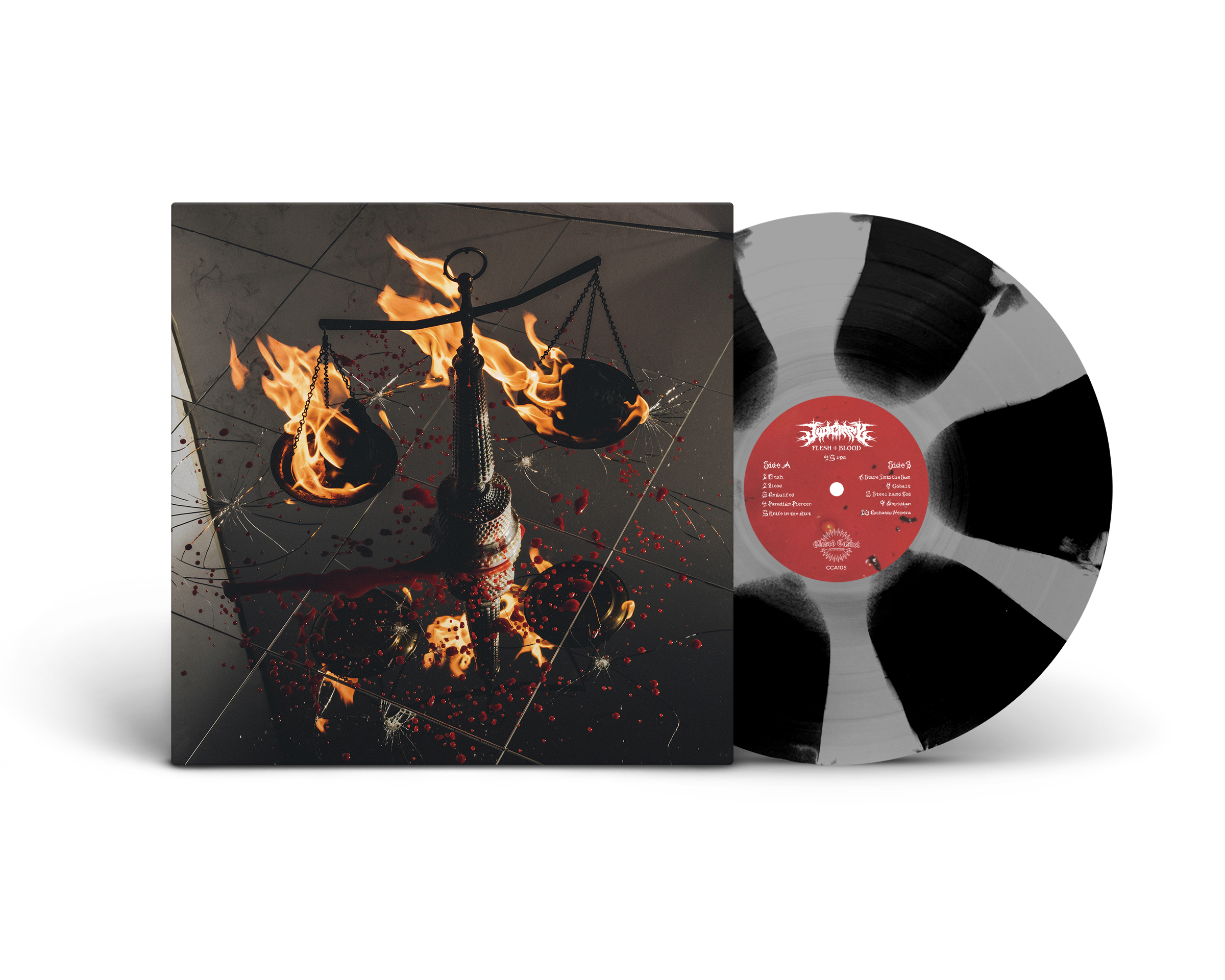 judiciary-flesh-blood-vinyle-lp-silver-splatter-hardcore image 2