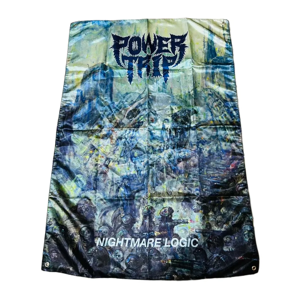 power-trip-nightmare-logic-drapeau-textile-100x70 image 1