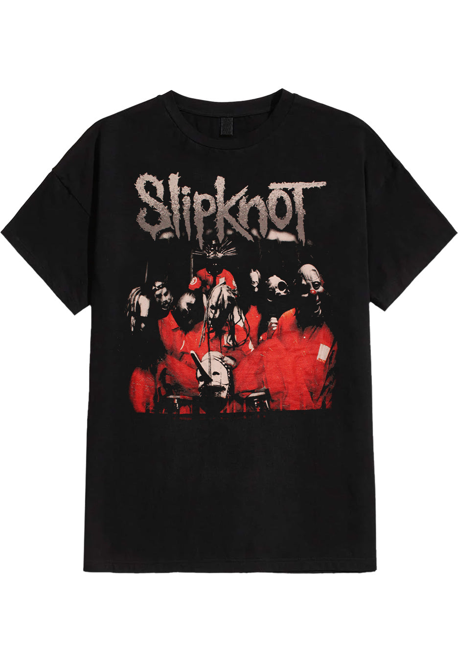 slipknot-stretched-barcode-t-shirt-noir-homme-nu-metal image 1