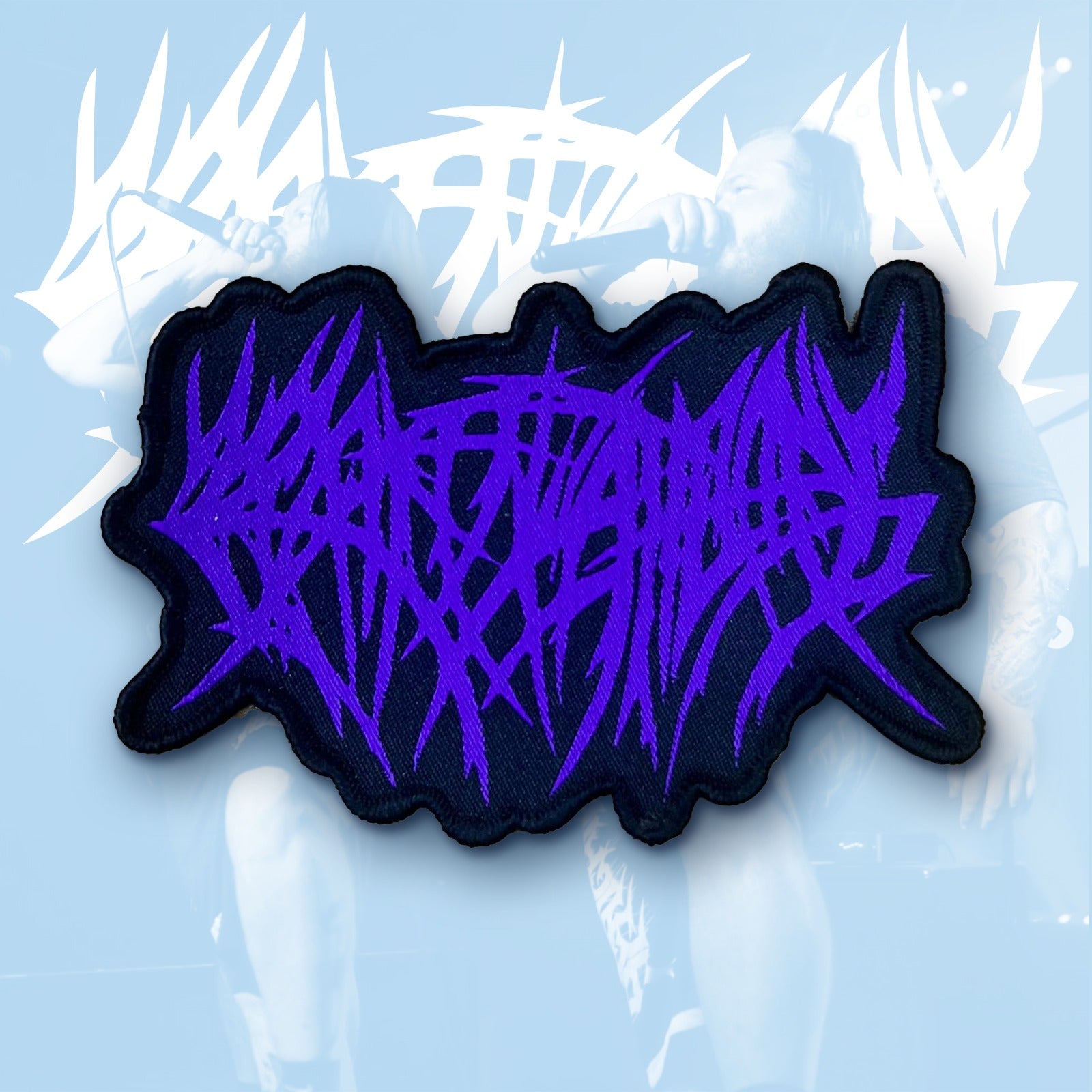 crepitation-logo-patch-cusson-tiss-coudre-bordure-noire image 2