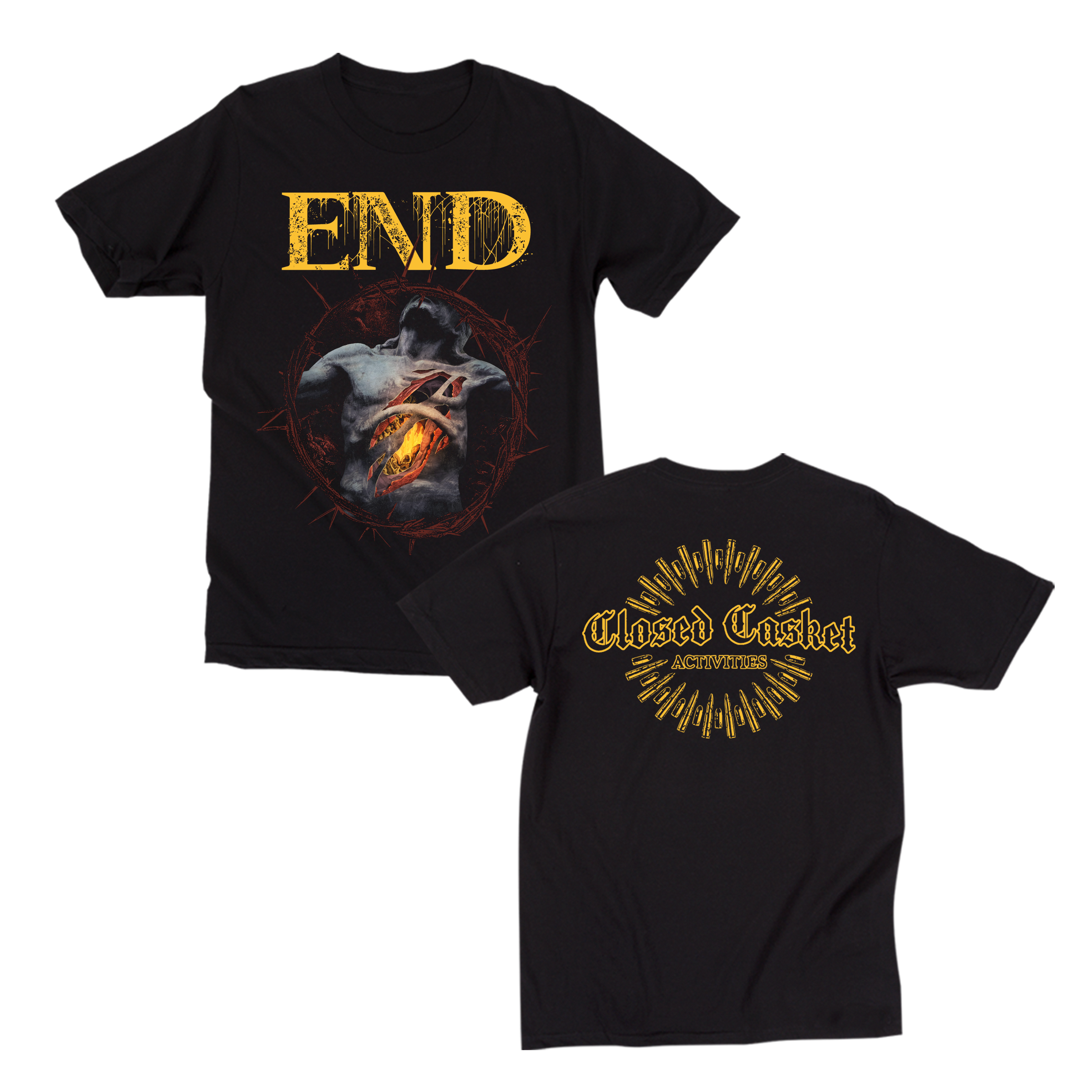 closed-casket-end-sin-of-human-frailty-t-shirt-noir-taille-l image 1