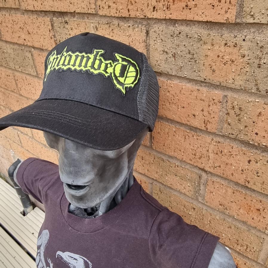 783punx-entombed-casquette-trucker-logo-jaune-phosphorescent image 4