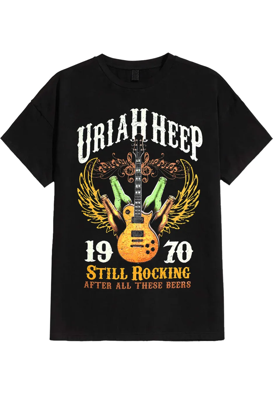 uriah-heep-still-rocking-t-shirt-homme-noir-manches-courtes image 1