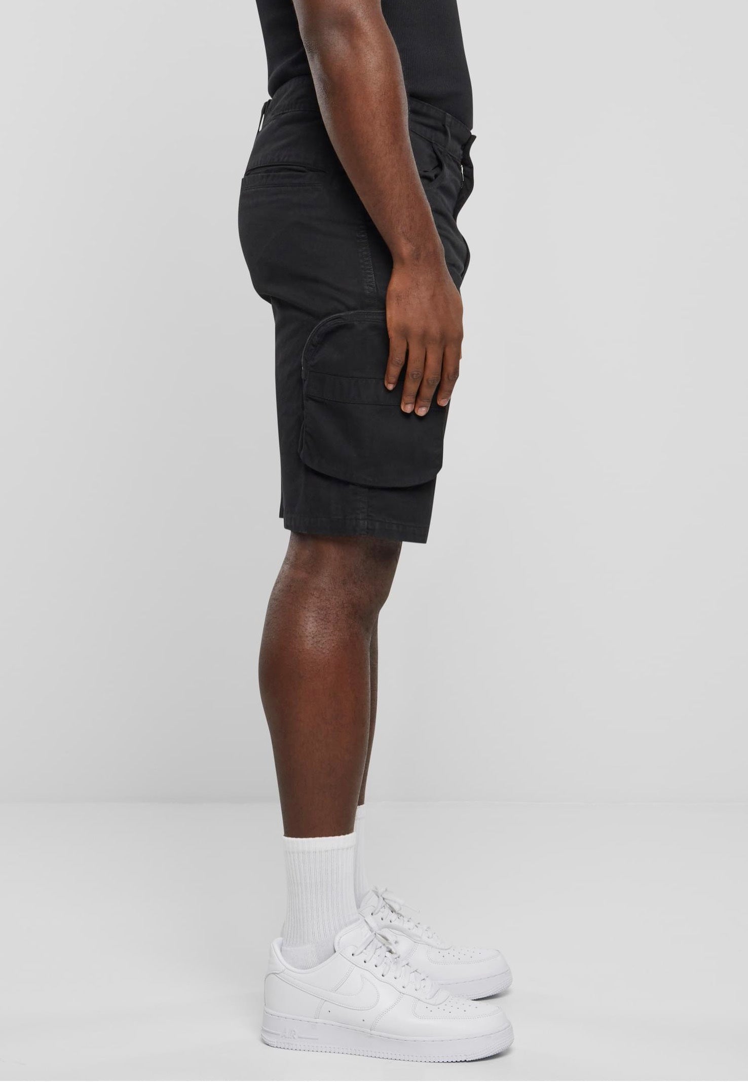 urban-classics-baggy-cargo-short-bermuda-noir-w32 image 4