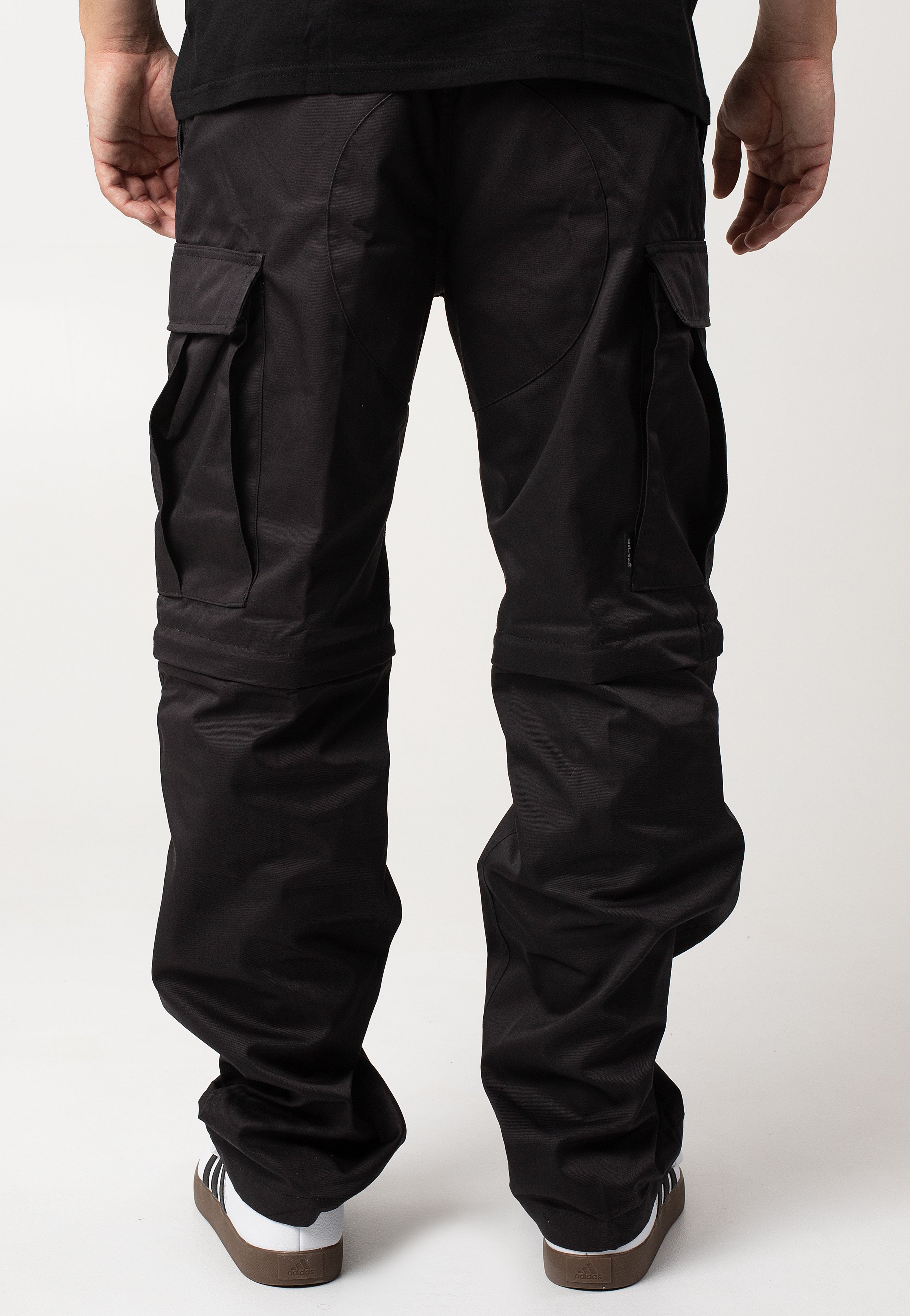 mil-tec-bdu-zip-off-pantalon-cargo-noir-coton image 3