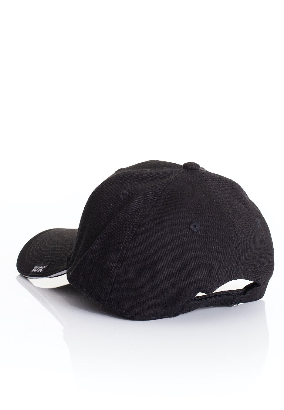 ac-dc-white-logo-casquette-noire-strapback image 3