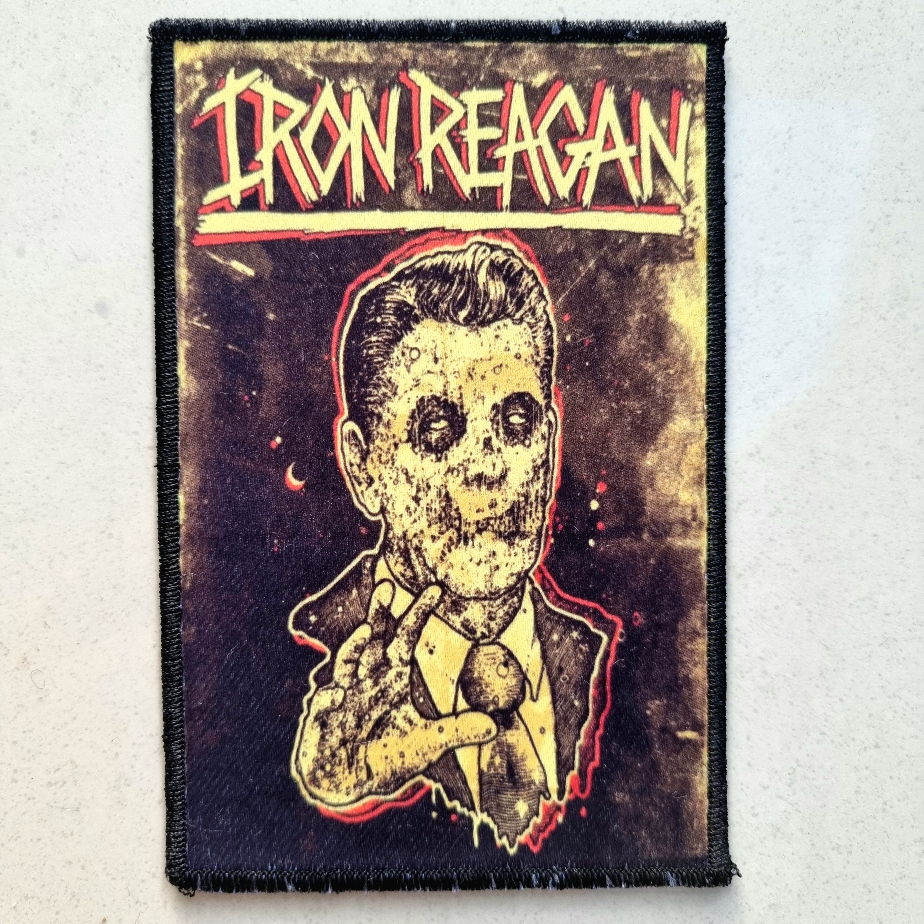 iron-reagan-patch-petit-format-coudre image 1