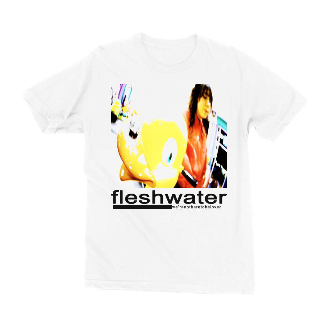 fleshwater-kiss-the-ladder-t-shirt-noir-coton-lourd image 1