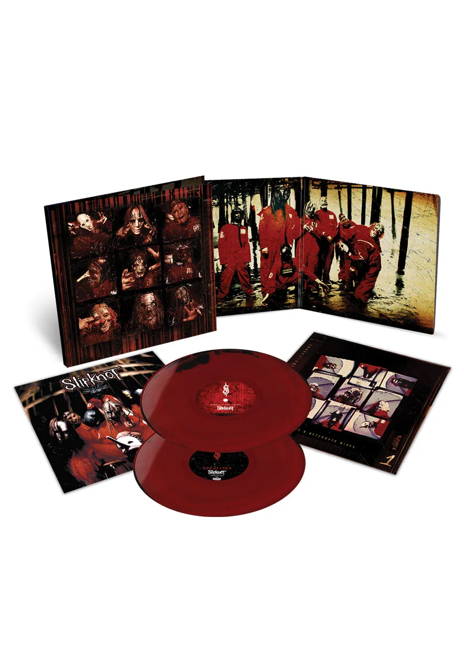 slipknot-25th-anniversary-double-vinyle-rouge-noir-limit image 1
