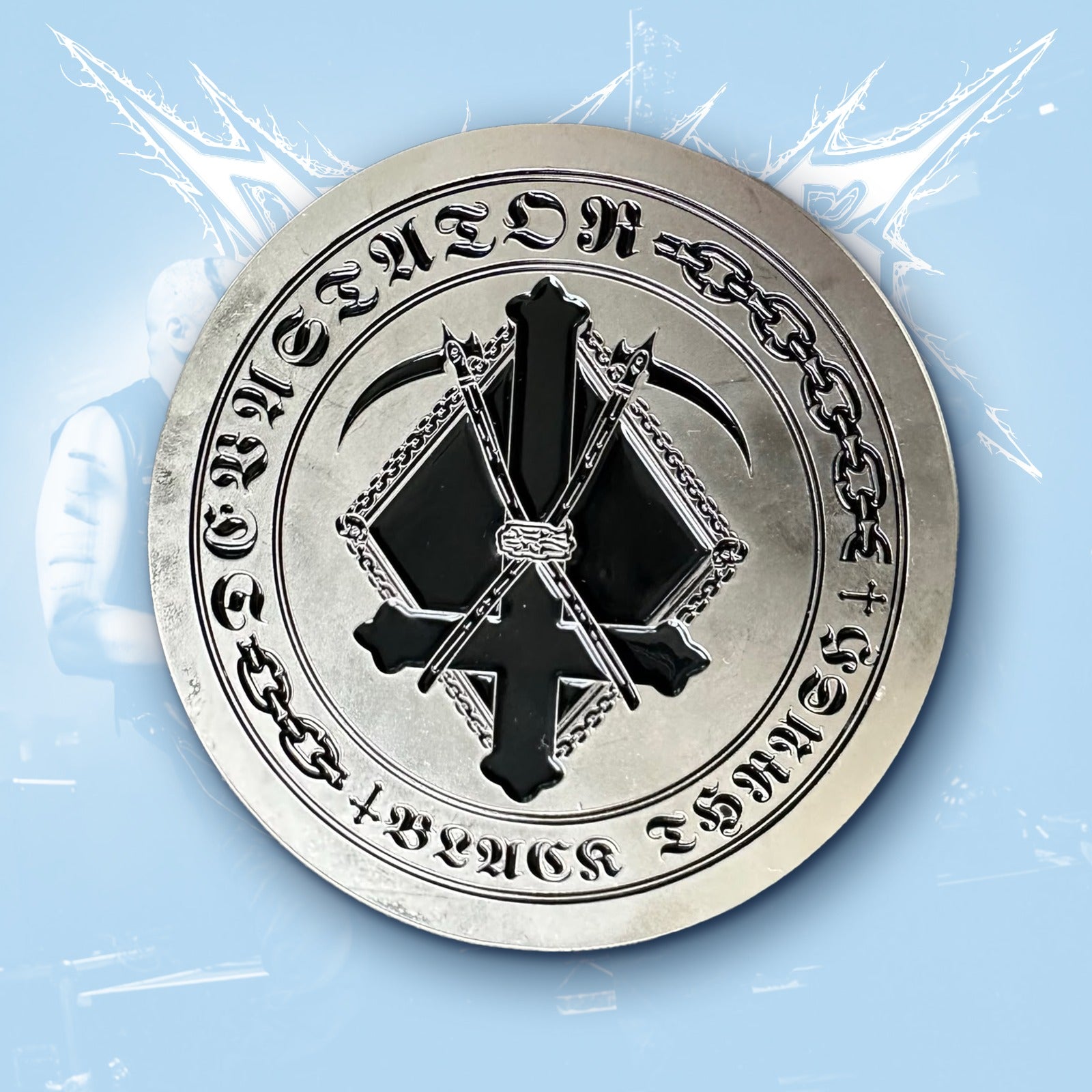 devastator-sigil-pin-s-mail-58-mm-matt-nickel image 2