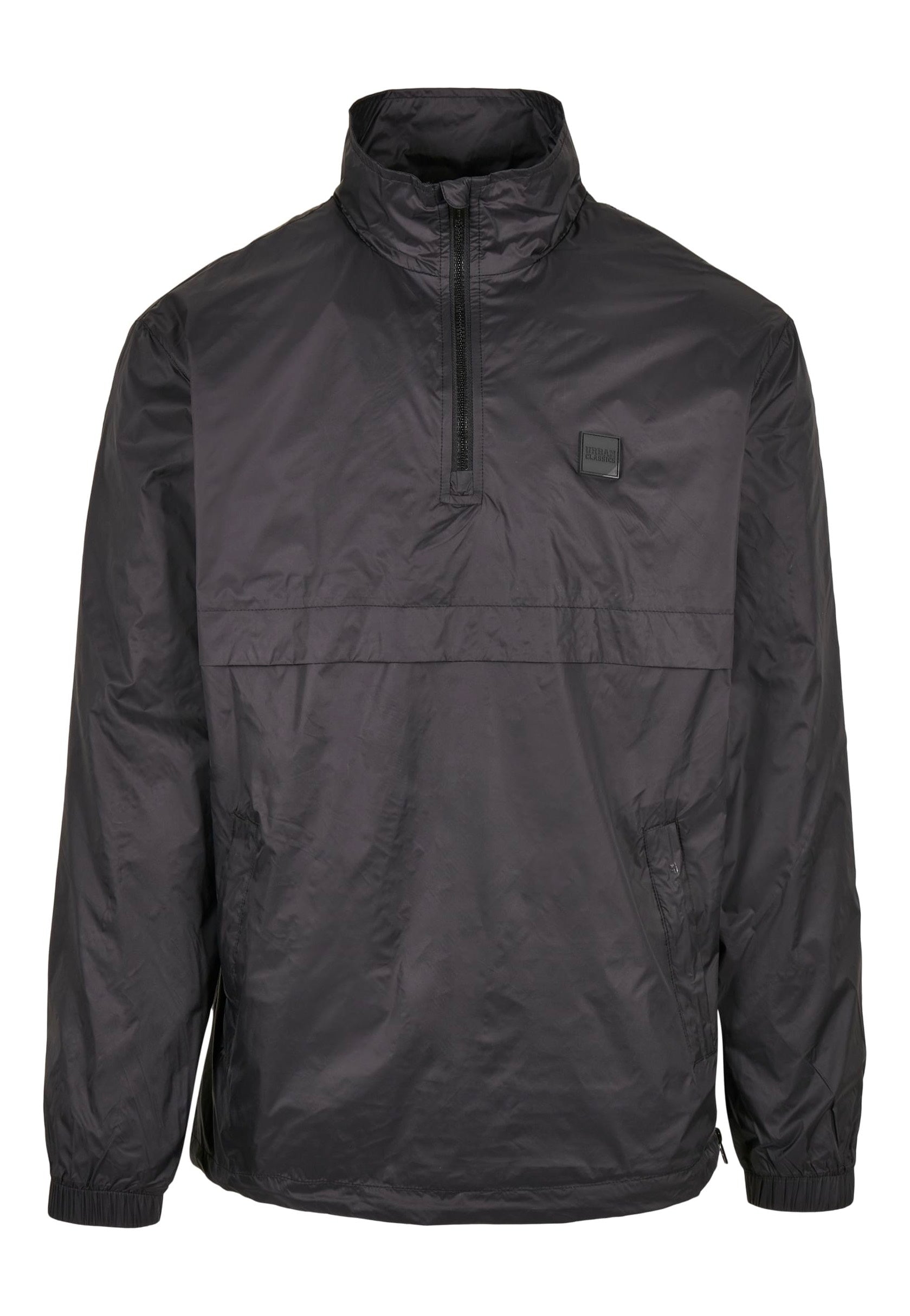 urban-classics-stand-up-collar-veste-noire-homme-pull-over image 8